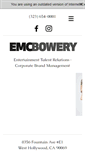 Mobile Screenshot of emcbowery.com